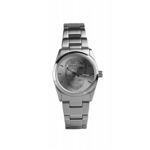 Montre Mixte Zadig & Voltaire Cadran 33mm En Acier Blanc Et Bracelet Argenté En Acier ZV029-FM