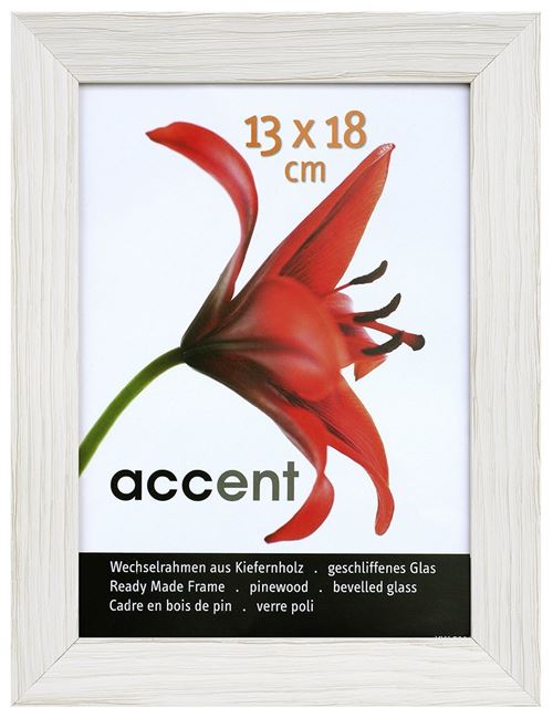 Nielsen Accent Magic – Cadre porte photos 13 x 18, bois blanc