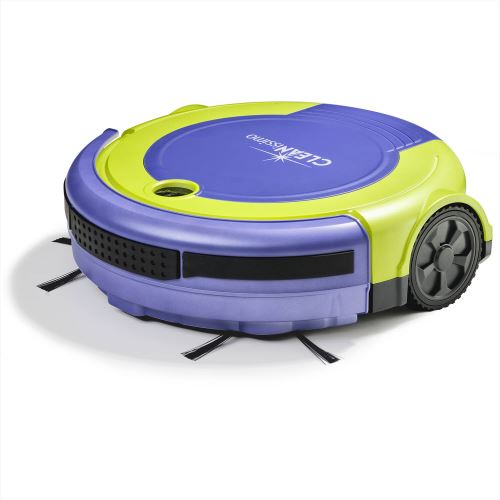 Genius Cleanissimo VR10 Aspirateur Robot avec systeme de detection d'obstacles et d'escalier 80 Min Batterie