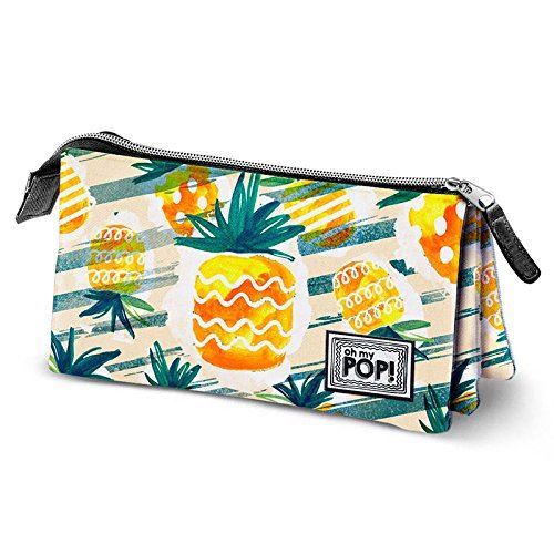 Oh My Pop! Ananas Trousses, 24 cm, Jaune (Giallo)