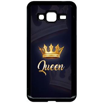 Coque Samsung Galaxy J3 (2016) Queen Fond Noir