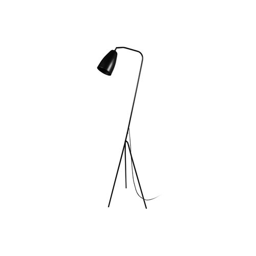 Lampadaire design trépied acier noir FRIDAY