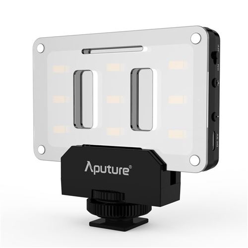Aputure Al-m9 Mini Led Lampe De Vidéo Pour Filmer Et Photographie Macro – Noir
