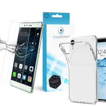 Film verre trempé pour Samsung Galaxy A70 SM-A705 6.7 + Coque de protection souple -Visiodirect- - 1