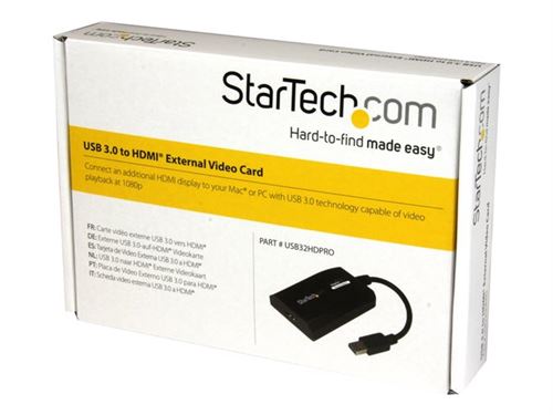 StarTech.com Adaptateur vidéo multi-écrans USB 3.0 vers HDMI pour M