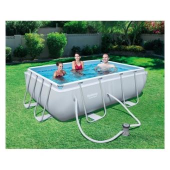 Bestway Kit Piscine Rectangulaire Tubulaire L2 82 X L1 96 X H0 84m Piscines Hors Sol Achat Prix Fnac