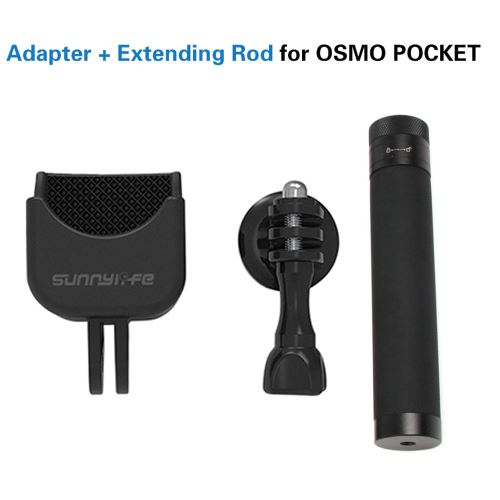 1 Set adaptateur multifonction + support pour fixation Rod Extension pour DJI OSMO Pocket