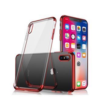 coque iphone xr fine rouge
