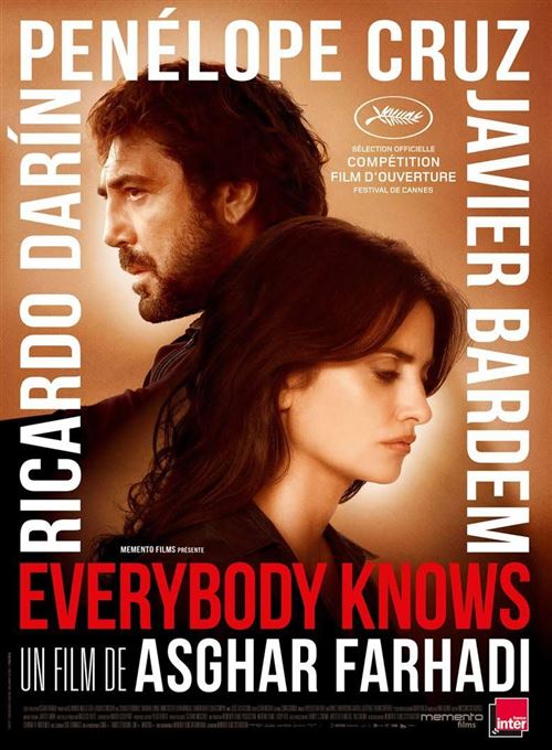 Everybody knows - AFFICHE CINEMA ORIGINALE