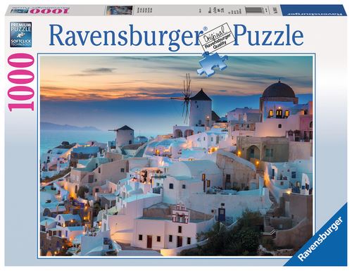 Puzzle 1000 pièces Ravensburger Santorin