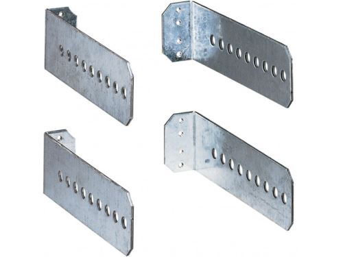 Jeu 4 équerres de profondeur 205mm pour platine perforée univers (UZ04Z2)