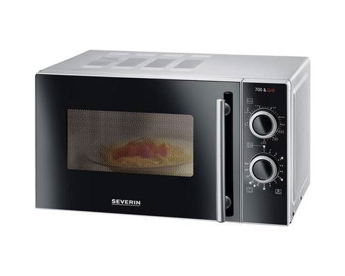 SEVERIN MW 7875 - Four micro-ondes grill - pose libre - 20 litres - 700 Watt - argent