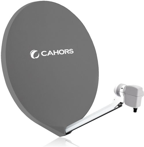 Visiosat - Antenne 80 Cm Smc, Éco, Grise, Lnb Universel