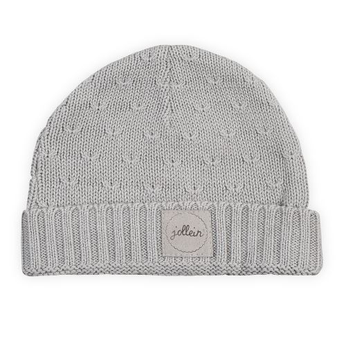 Bonnet pour bébé 2 à 9 Mois Soft Knit - Gris