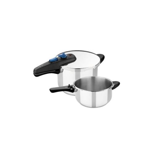 Ensemble de Marmites Express Monix M570005 (2 pcs) Acier inoxydable