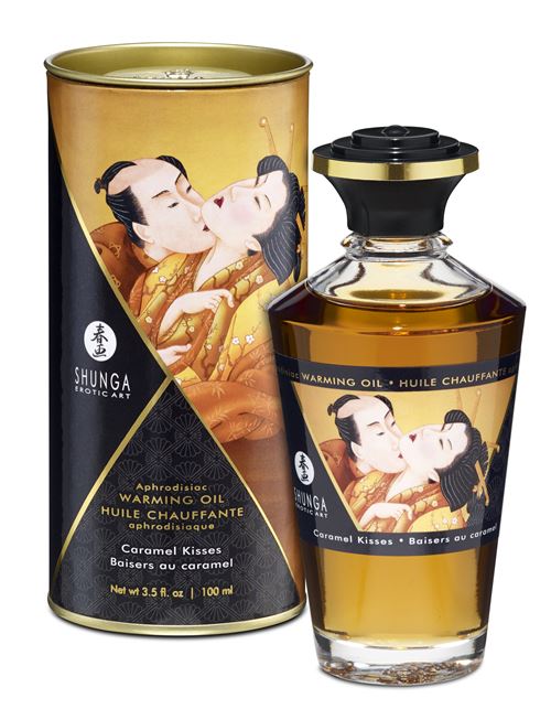 SHUNGA Huile Chauffante Aphrodisiaque - Baisers Au Caramel