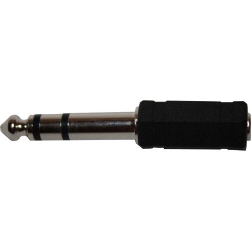 Adaptateurs jack mâle stéréo 6.35mm / femelle 3.5mm