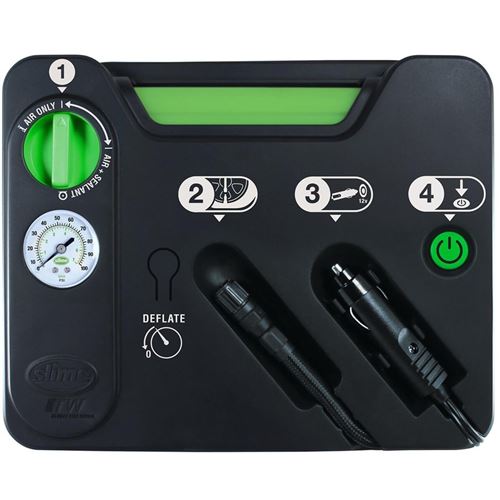 Slime Flat Tyrekit de réparation de pneus 25 cm noir 4 pièces