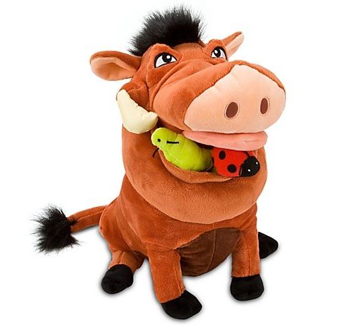 Disney Store Le Roi Lion 14 Peluche Peluche Pumbaa