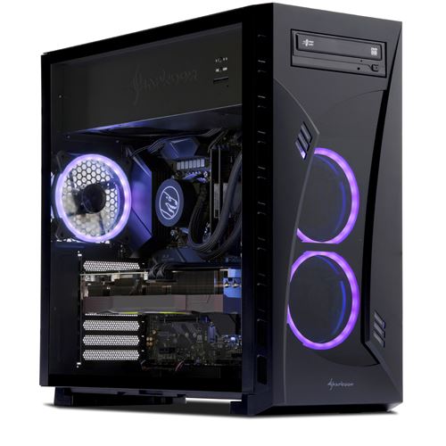 PC Gaming Intel i9-9900X, RTX 2070, 64 Go RAM DDR4, 1To SSD NVMe 970 Evo, 3To HDD, USB 3.1. PC Gamer Ultimate avec Watercooling. Unité centrale sans OS