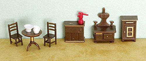 Dollhouse Thumbnail 148 Scale Plastic Kitchen Furniture Set