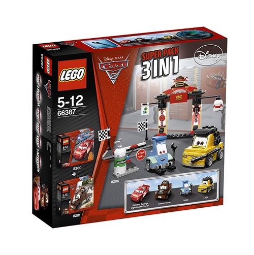 Lego Cars 66387- Cars Pack 3 En 1
