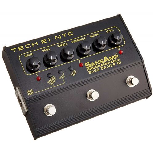 Tech 21 SansAmp Programmable Bass Driver pédale préampli basse él. programmable