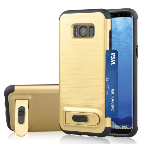 Galaxy S8 + / G955 Coque Protection TPU Effet brossé Doré ALS52466