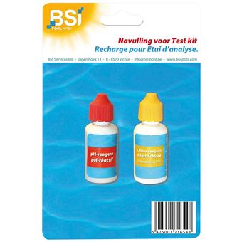 BSI Recharge pH + Cl Recharge pour Tester piscine - 1