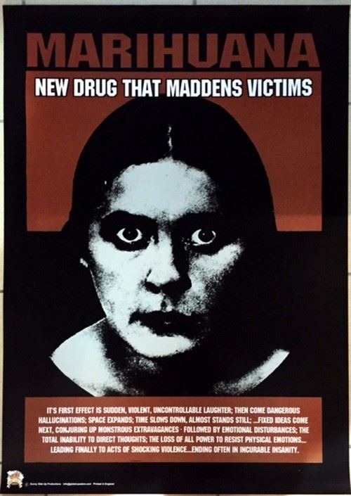 Marihuana - 60x80 cm - AFFICHE / POSTER