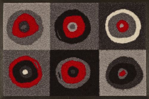 Wash+Dry - Tapis Sergej grey 40x60, Gris