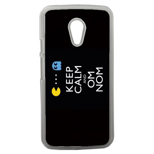 Coque Keep Calm Pacman Compatible Motorola Moto G2 Transparent