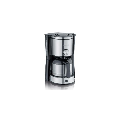 SEVERIN KA 4845 TypeSwitch - Cafetière - 8 tasses - noir/inox brossé