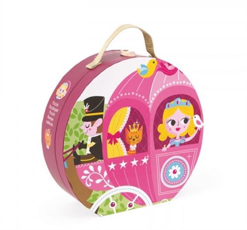 Valisette ronde Floor Puzzle La carosse de la princesse