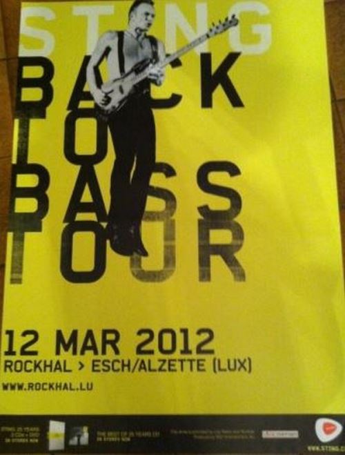 STING - 70x100 cm - AFFICHE / POSTER