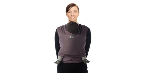 Echarpe Babylonia Tricot-Slen Aubergine - Portage Bébé