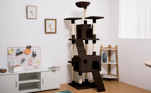 Langria Arbre à Chat Griffoir Grand Pour 3 4 Chats Avec