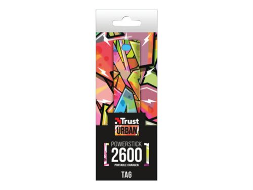 Trust URBAN POWERSTICK GRAFFITI ARROWS - mobiele oplader