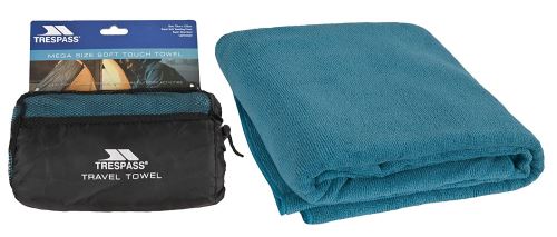 Trespass Wringin Serviette microfibres Bleu 70 x 135 cm