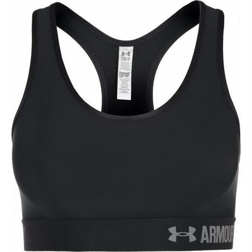 Brassière Under Armour Mid Keyhole Noir taille S