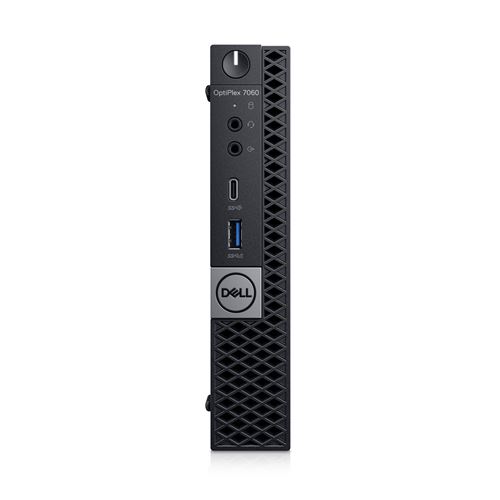 Dell OptiPlex 7060 - Micro - Core i7 8700T / 2.4 GHz - RAM 8 GB - SSD 256 GB - UHD Graphics 630 - GigE - Win 10 Pro 64 bits - vPro - monitor: geen - BTP