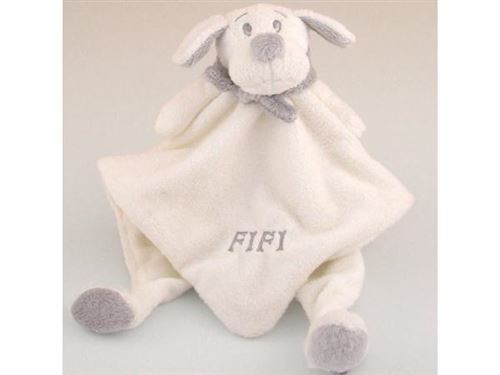 Dimpel - Doudou chien fifi - blanc