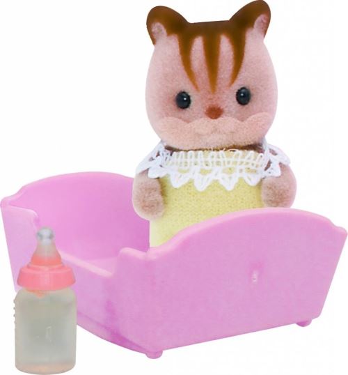 Sylvanian Families speel figuren Walnut Squirrel baby - 3409