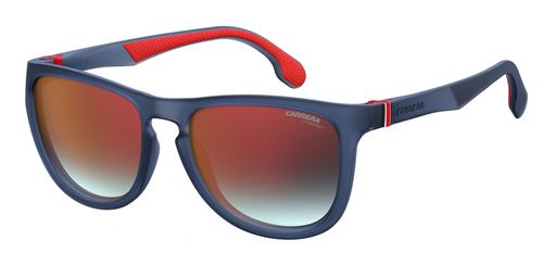 Carrera Eyewear lunettes de soleil 5050/S hommes bleu avec verres rouges