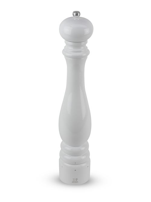 Peugeot - Moulin &agrave; poivre manuel en bois u'Select laqu&eacute; blanc 40 cm