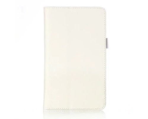 WISETONY® Etui en PU avec support pour votre HUAWEI M3 8.4 - Blanc
