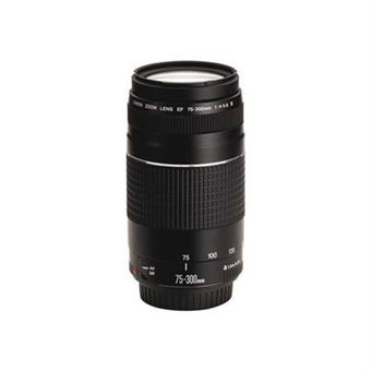 Objectif reflex Canon EF 75-300mm f/4,0-5,6 III noir - Zoom