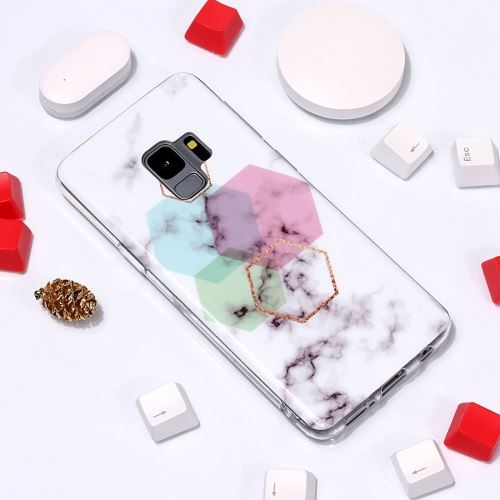 Galaxy S9 Coque Protection Tpu Marbré Als89545