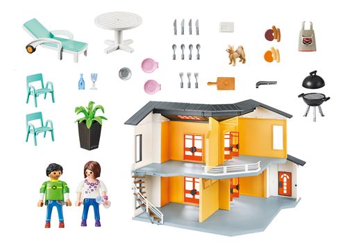 Maison moderne playmobil outlet