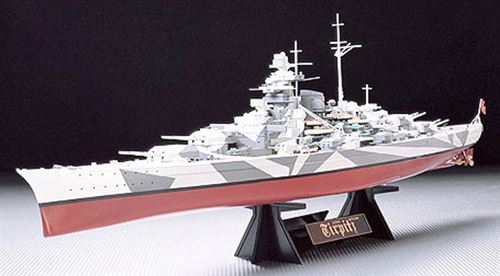 Maquette bateau Tamiya WWII German Battleship Tirpitz- 1/350 - Maquet